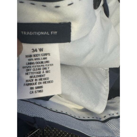 Men's JWN slacks NWT size 34 - Picture 4 of 8